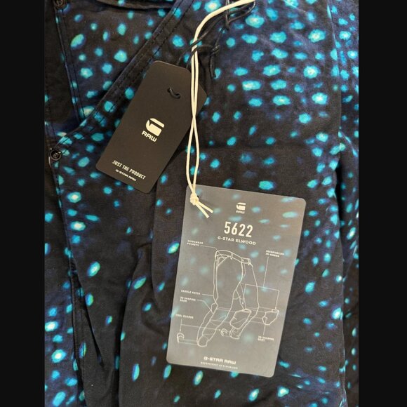 NWT G-STAR Raw Mid Boyfriend Jeans Elwood Whale Shark Pharrell Williams - Picture 8 of 14